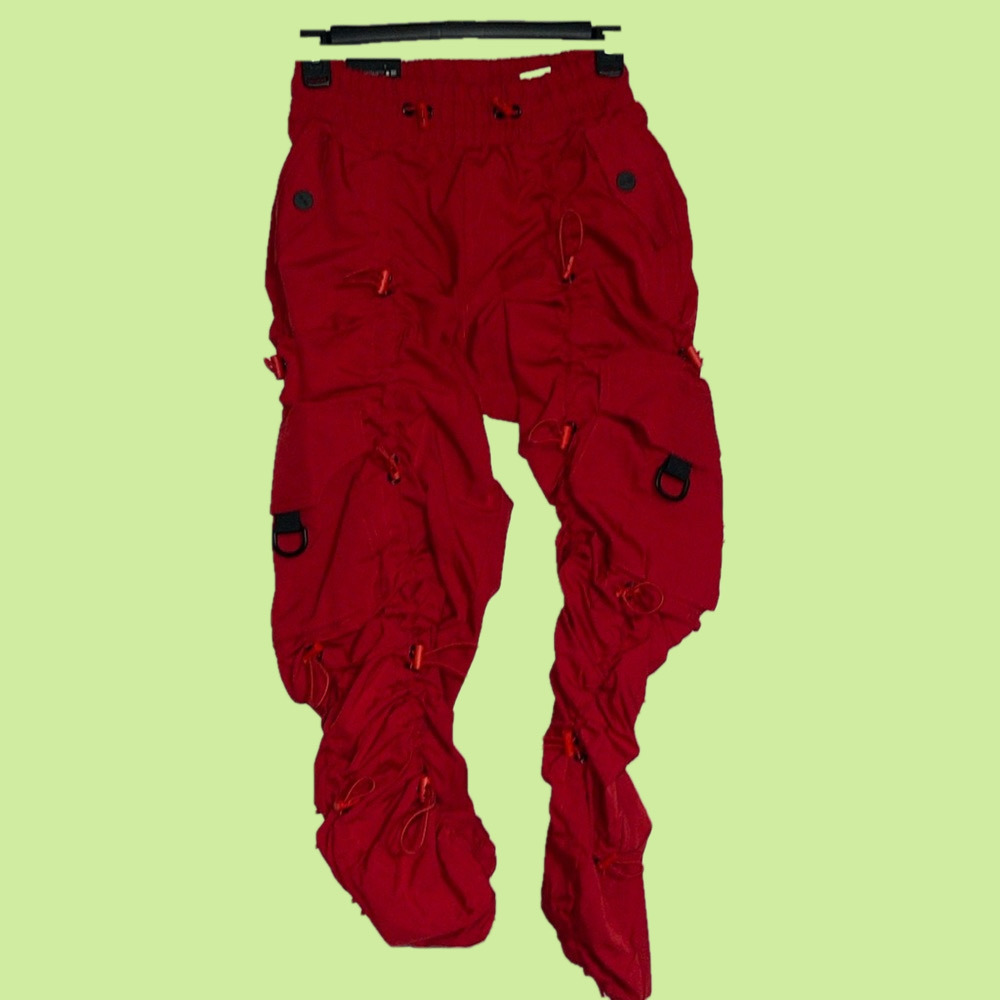 NWT Smoke Rise Red ruched pants XS